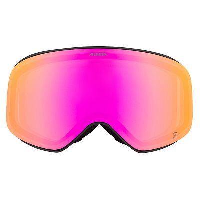 Превью Горнолыжная маска Маска горнолыжная ALPINA Slope Q Black/Oil Matt/Rainbow (A7296833)